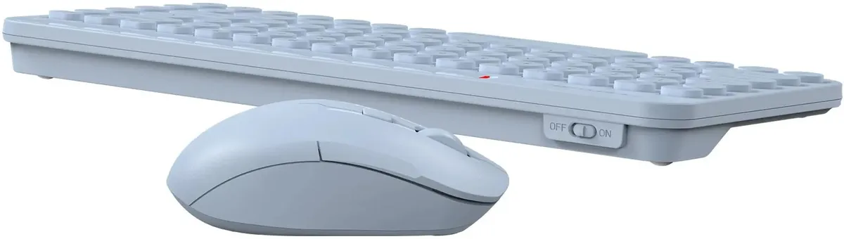 Клавиатура+мышь беспроводная A4tech Fstyler FG3200 Air 2 Blue (FG3200 Air 2 Blue) фото
