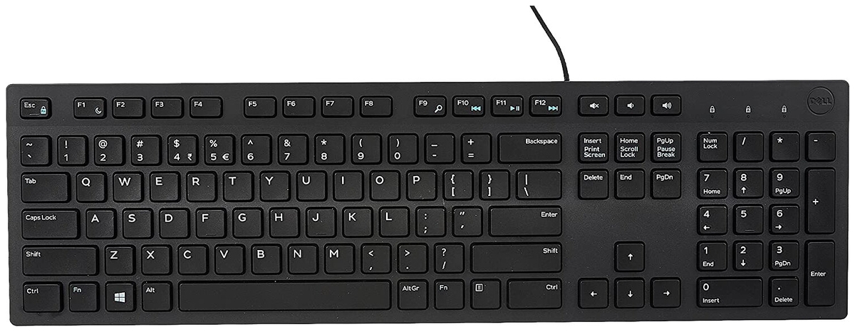 картинка  Клавиатура Dell KB216 Black USB (580-ADHD) от магазина itmag.kz