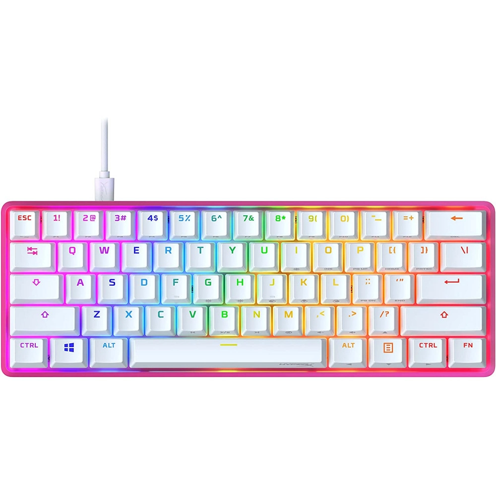 картинка Клавиатура HyperX Alloy Origins 60 Pink (572Y6AA) от магазина itmag.kz