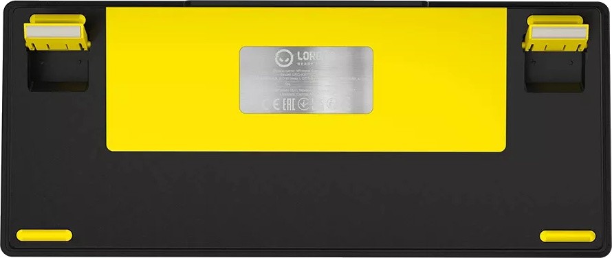 Клавиатура Lorgar KBP7075W, Black/yellow (LRG-KBP7075W-YL-RU) фото