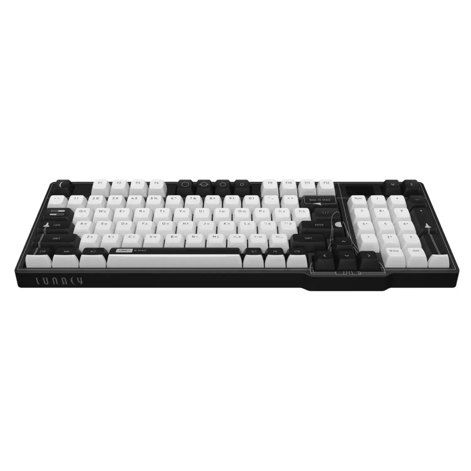 Клавиатура игровая LUNACY In Space Black (LISWK01) фото
