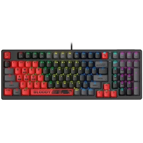 Клавиатура игровая Bloody S98-RED  USB, механическая, 1,8м (S98-RED) фото