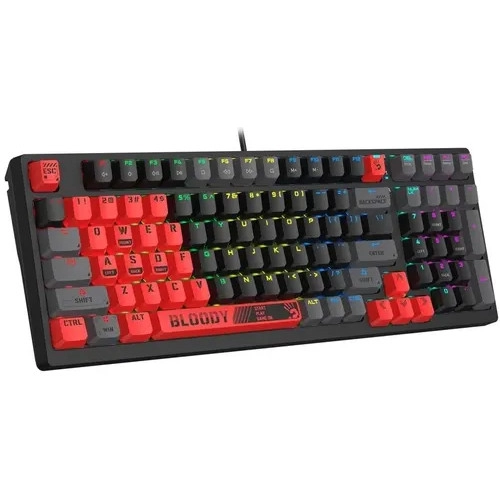 Клавиатура игровая Bloody S98-RED  USB, механическая, 1,8м (S98-RED) фото