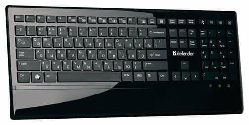 картинка Клавиатура проводная Defender Oscar 600 PRO (Черный) от магазина itmag.kz