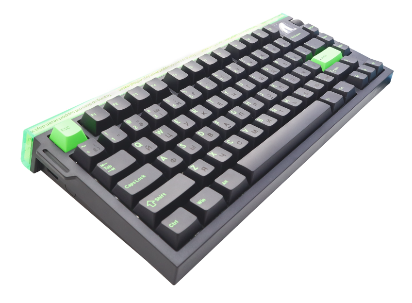 Клавиатура Attack Shark R85 HE, Magnetic Purple Mandrel - Neon Green (R85 HE Neon Green) фото