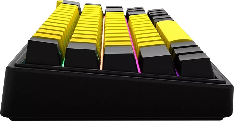 Клавиатура Lorgar KBP70MW, Black/yellow (LRG-KBP70MW-YL-RU) фото