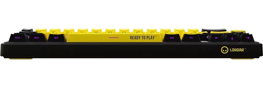 Клавиатура Lorgar KBP70MW, Black/yellow (LRG-KBP70MW-YL-RU) фото