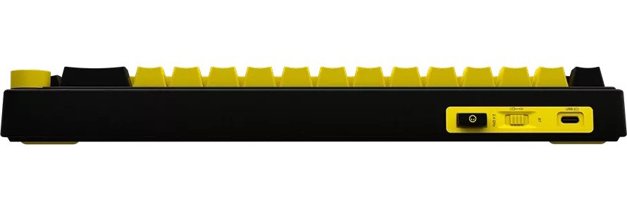 Клавиатура Lorgar KBP70MW, Black/yellow (LRG-KBP70MW-YL-RU) фото