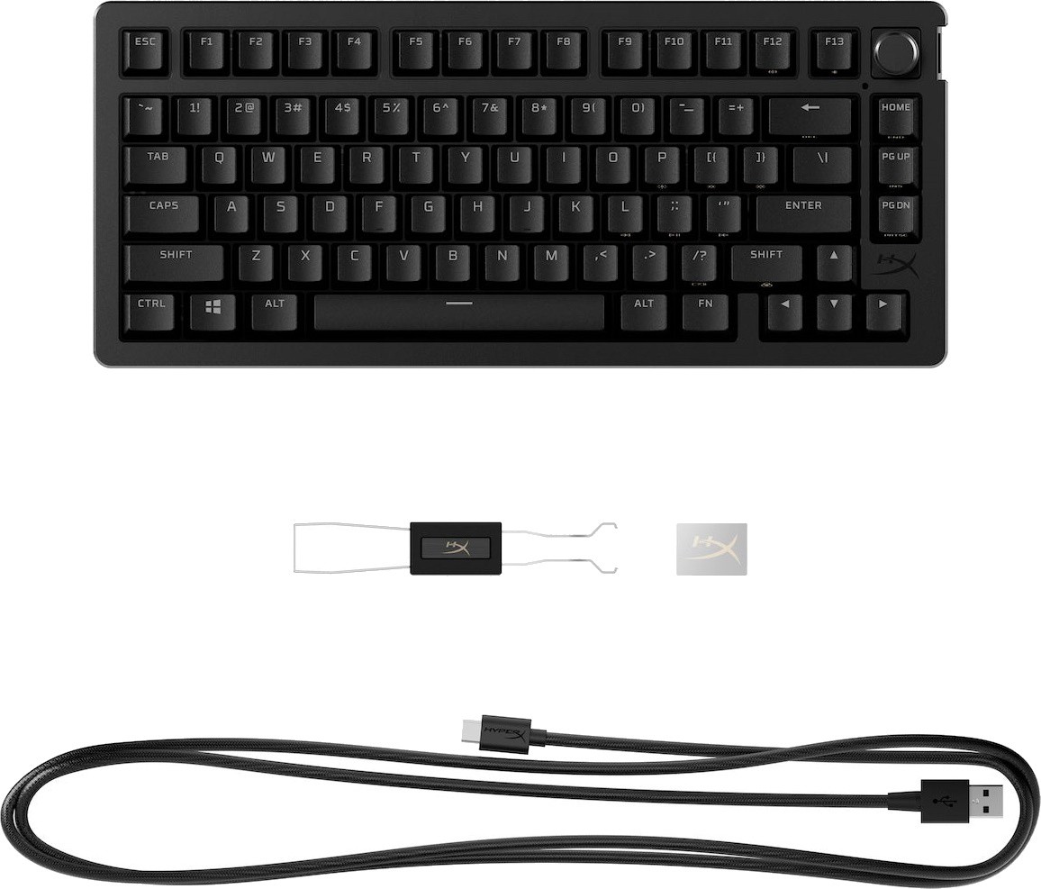 Клавиатура игровая HyperX Alloy Rise 75 Wireless (91Y91AA) фото