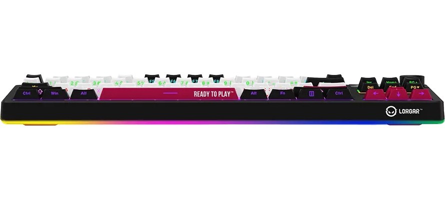 Клавиатура Lorgar KBP70TKLW, Black/red (LRG-KBP70TKLW-BK-RU) фото