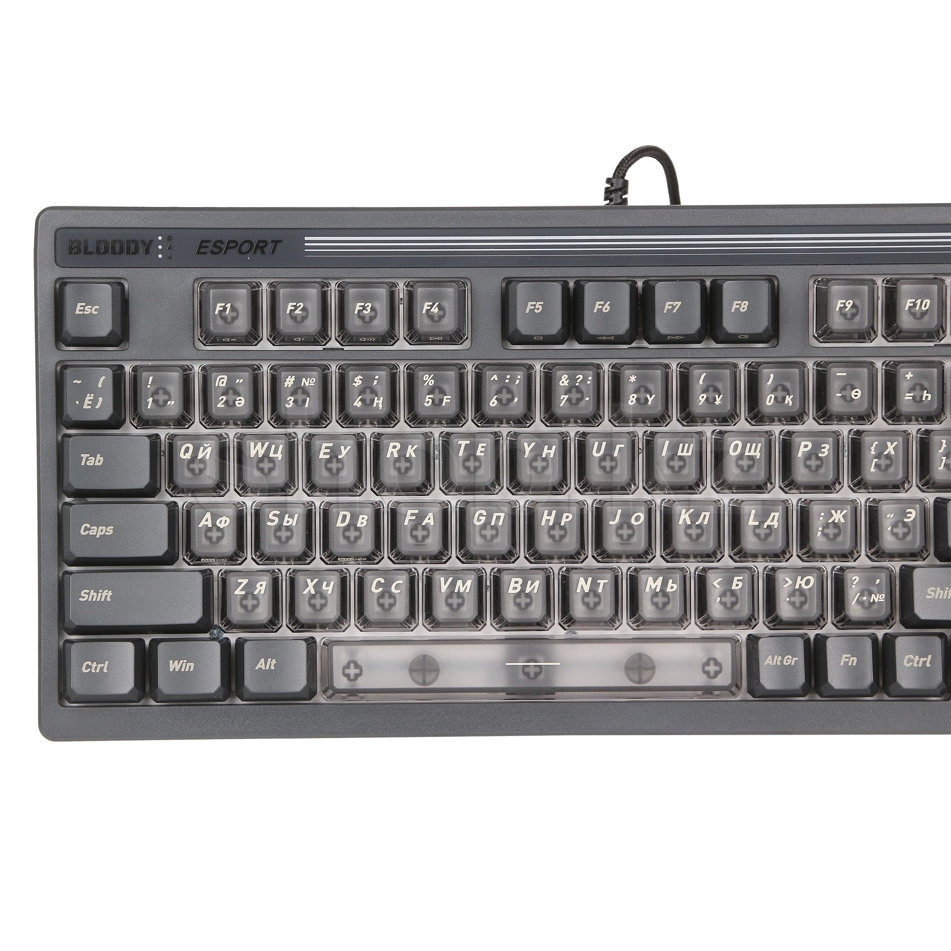 Клавиатура игровая Bloody LK72R, Sports Grey (LK72R Sports Grey) фото