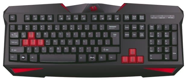 картинка Клавиатура проводная игровая Redragon Xenica USB, RU, черный, 104 стандартные клавиши. 12 дополнительных функций от магазина itmag.kz