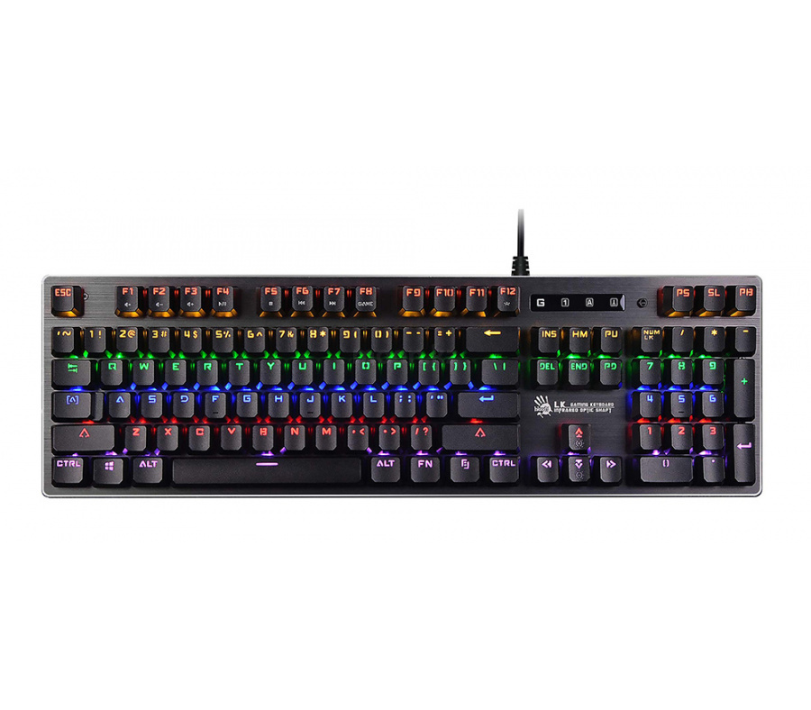 картинка Клавиатура игровая Bloody B760 <USB, оптические, 0.2 мс Anti-Ghost: все клавиши> от магазина itmag.kz