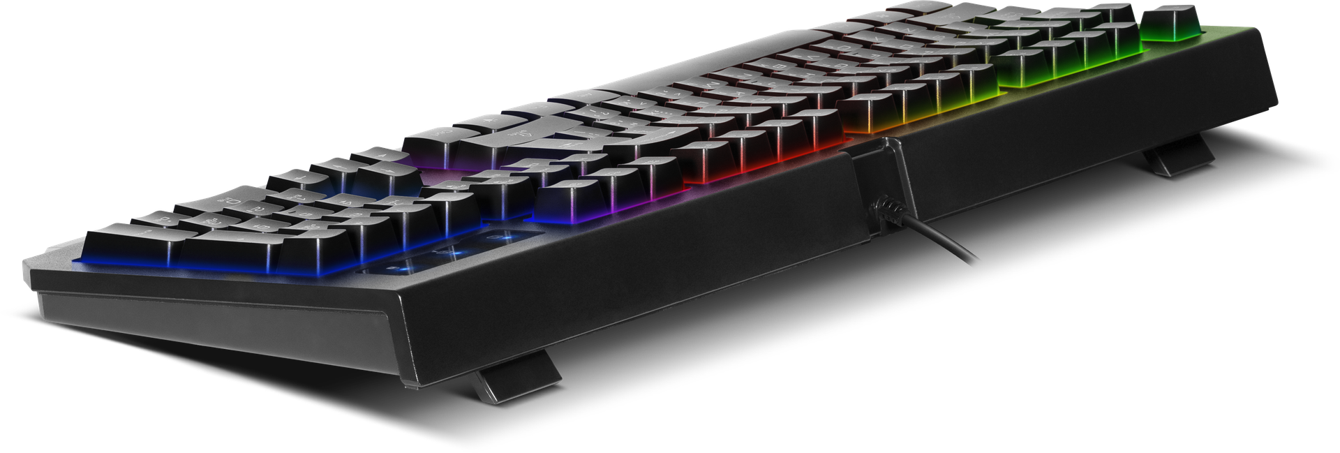 картинка Клавиатура проводная игровая Defender Underlord GK-340L ENG/RUS, радужная подсветка от магазина itmag.kz