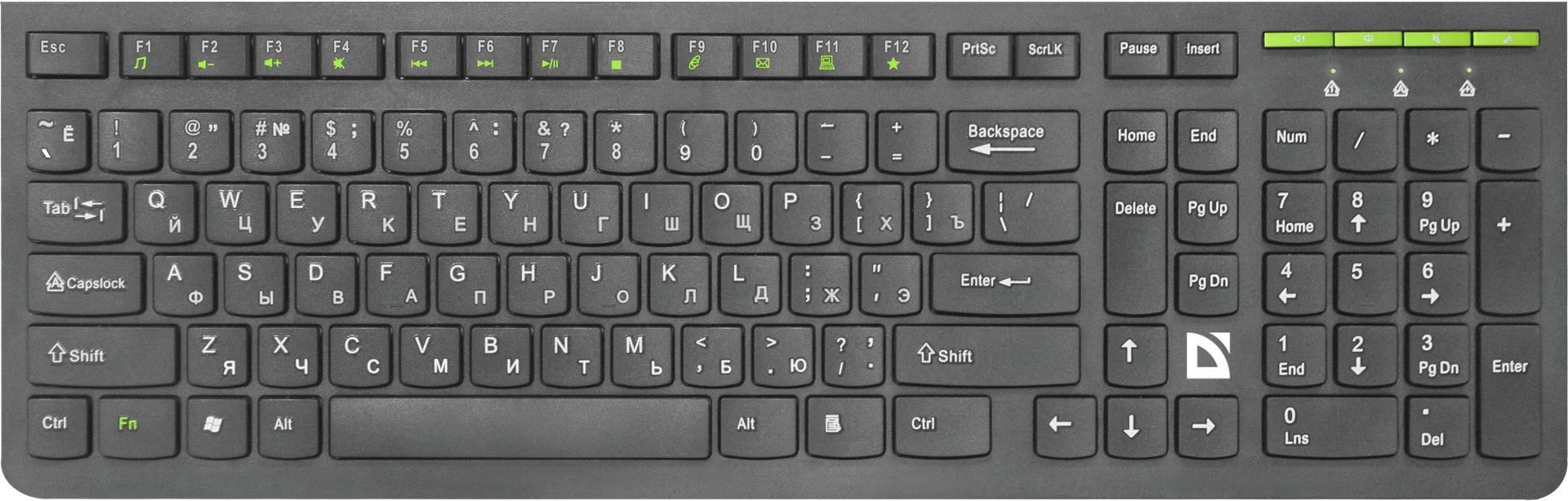картинка Клавиатура беспроводная Defender UltraMate SM-536, ENG/RUS, мультимедия от магазина itmag.kz