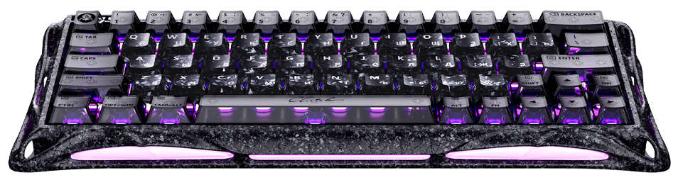 Клавиатура GravaStar Mercury V60 Pro, Cyber Frost Black (GS V60 PRO_CF_BLK_RU) фото