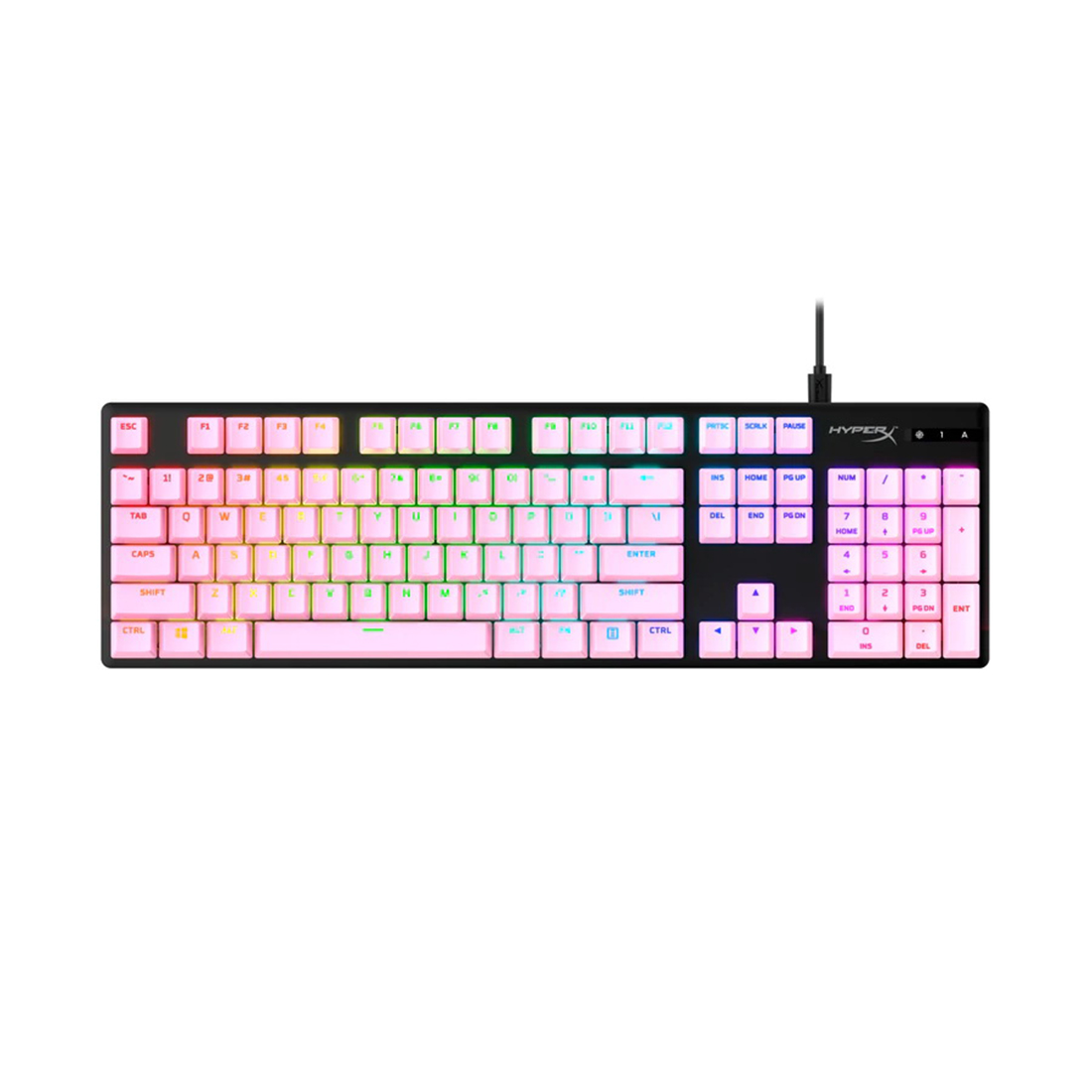 картинка Набор кнопок на клавиатуру HyperX PBT Keycaps Full Key Set (Pink) 519T9AA#ACB от магазина itmag.kz