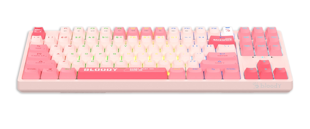 картинка Клавиатура игровая Bloody S87 PINK от магазина itmag.kz