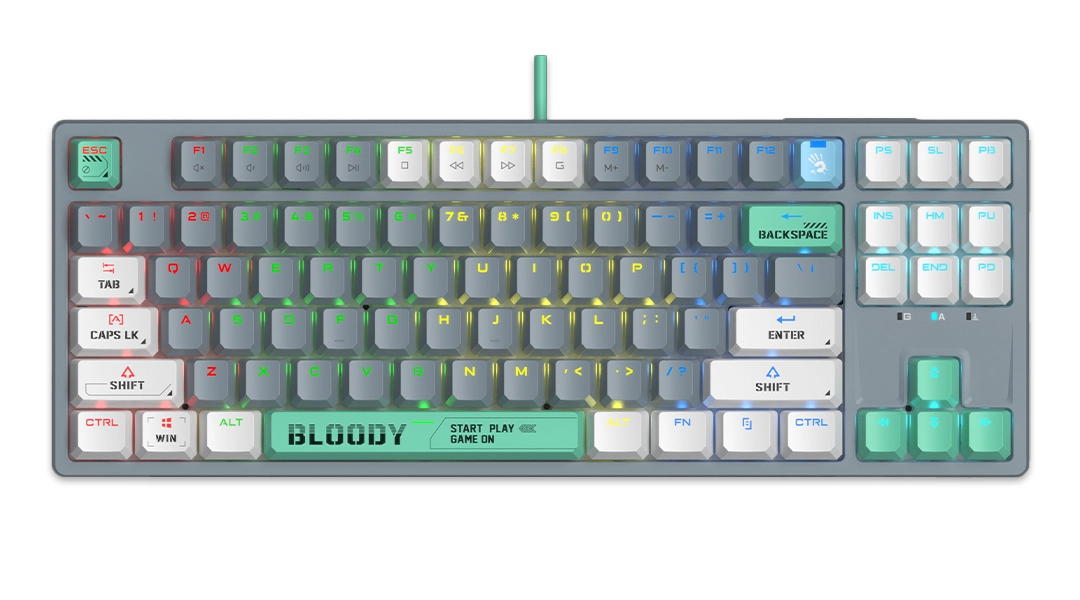 картинка Клавиатура игровая Bloody S87 ASH от магазина itmag.kz