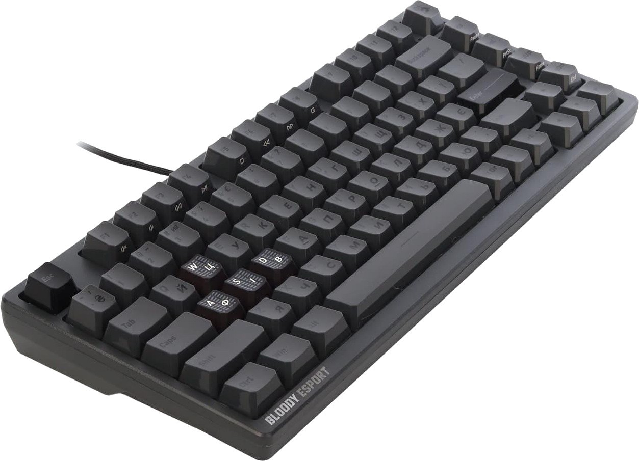 Клавиатура A4Tech Bloody MS76, MS Magnetic Switch - Iron Grey (MS76 IRON GREY) фото