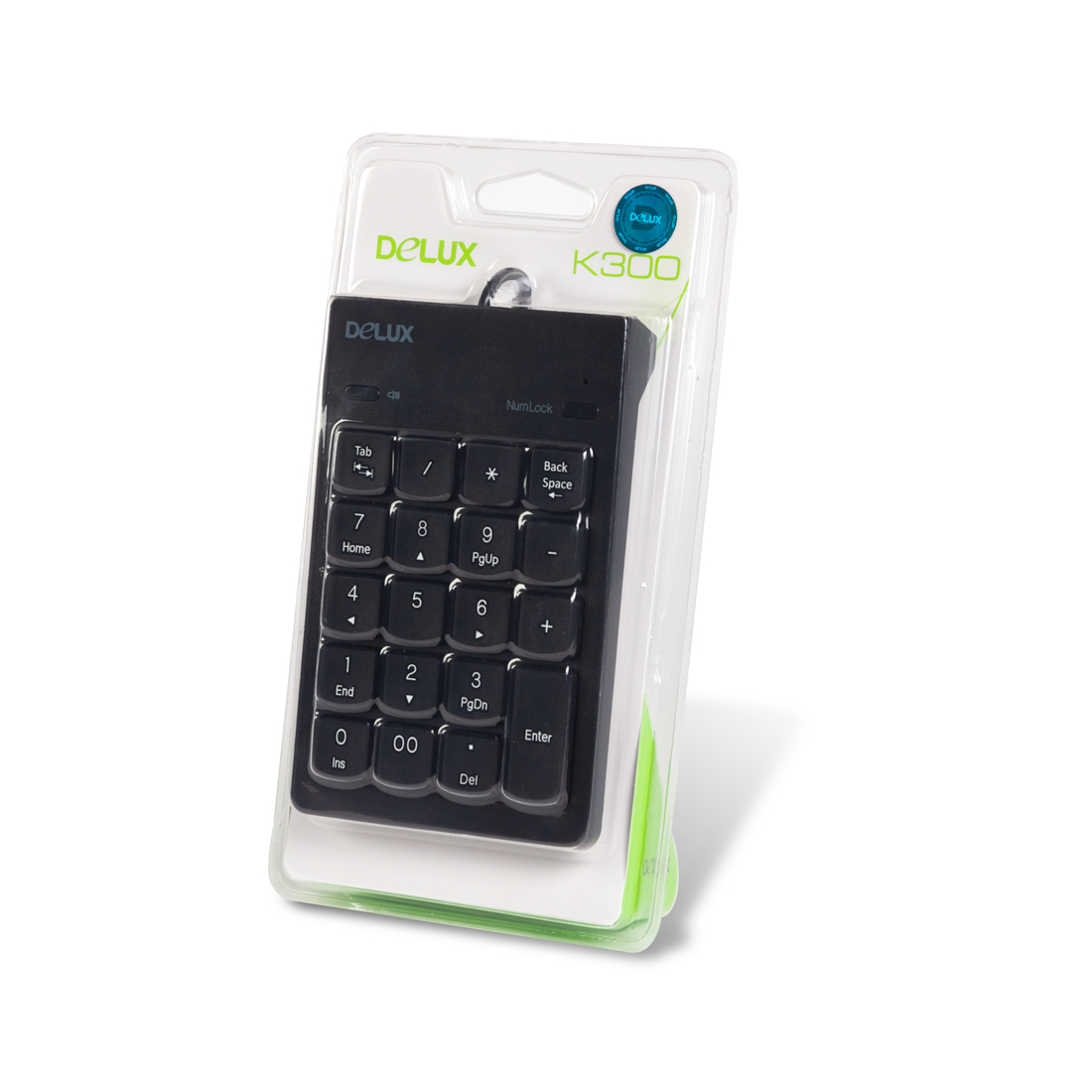 картинка Клавиатура с цифровым блоком Delux DLK-300UB от магазина itmag.kz
