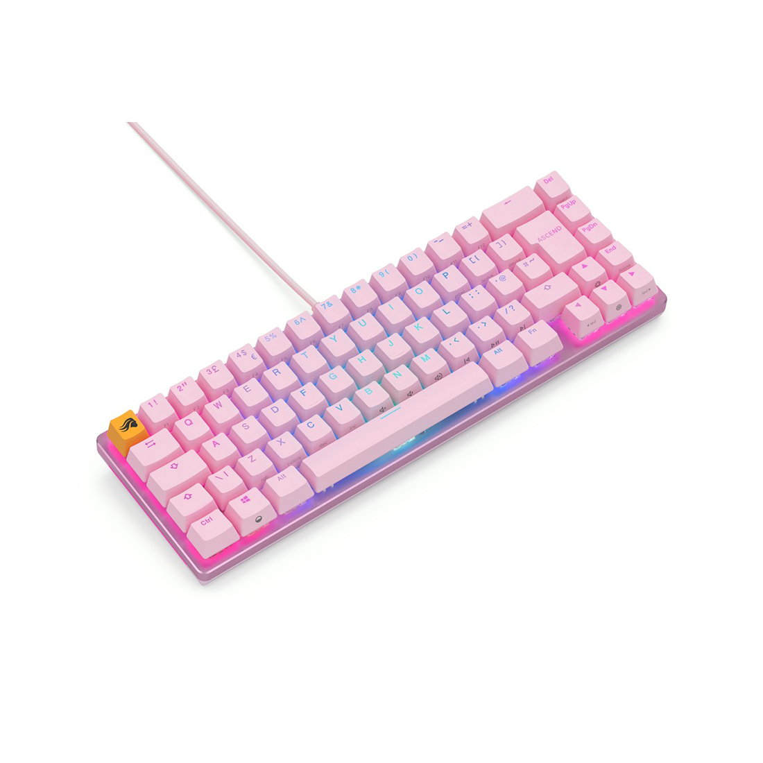 Клавиатура Glorious GMMK2 Compact Pink (GLO-GMMK2-65-FOX-P) фото