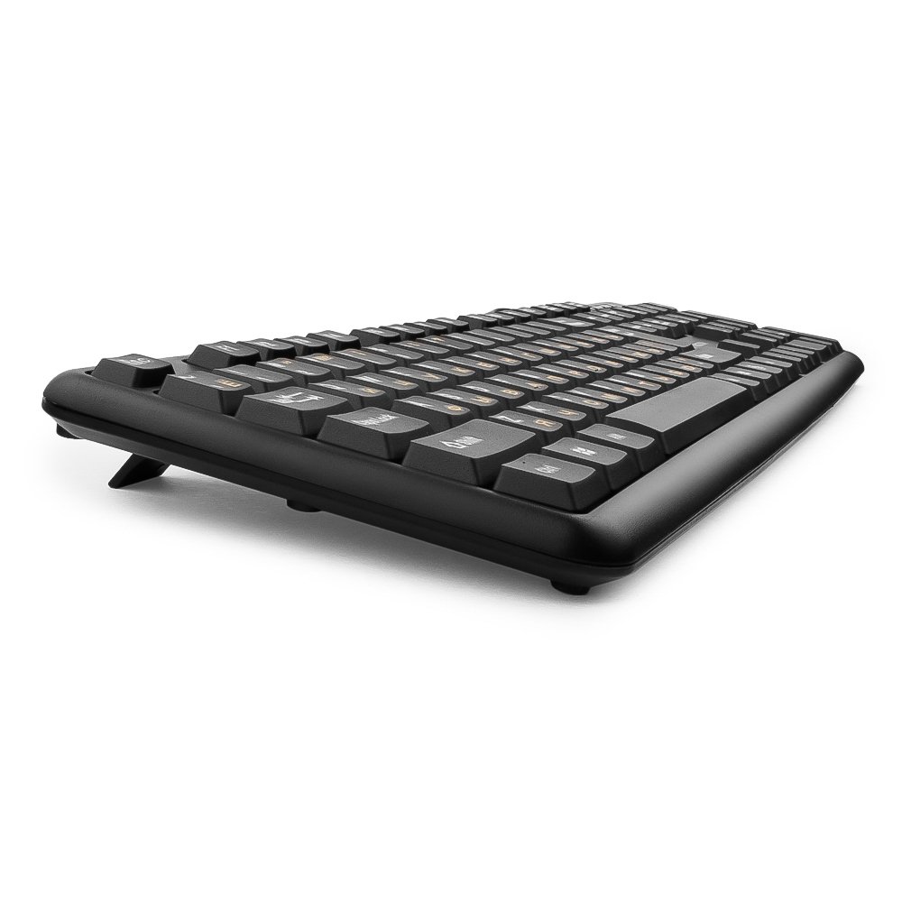 картинка Клавиатура Гарнизон GK-100, USB, черный, кабель 1.5м от магазина itmag.kz