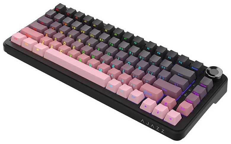 Клавиатура Ajazz AK820 Max, Magnetic Switch - Gradient Pink (AK820/MAX/Magnetic/Pink) фото