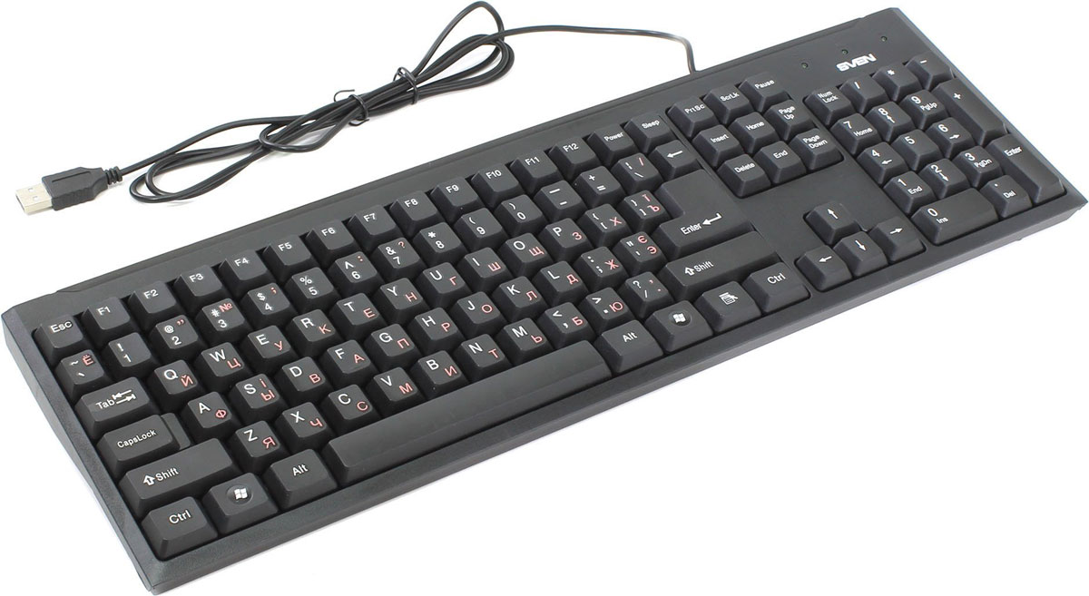 картинка Клавиатура Standard 303 Power USB+PS/2 чёрная от магазина itmag.kz