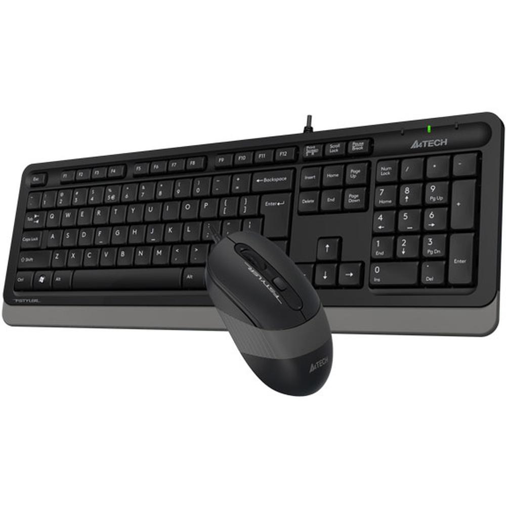 картинка Клавиатура A4Tech Fstyler F1010, Grey, Multimedia, 1600dpi, Optical, USB + мышь от магазина itmag.kz