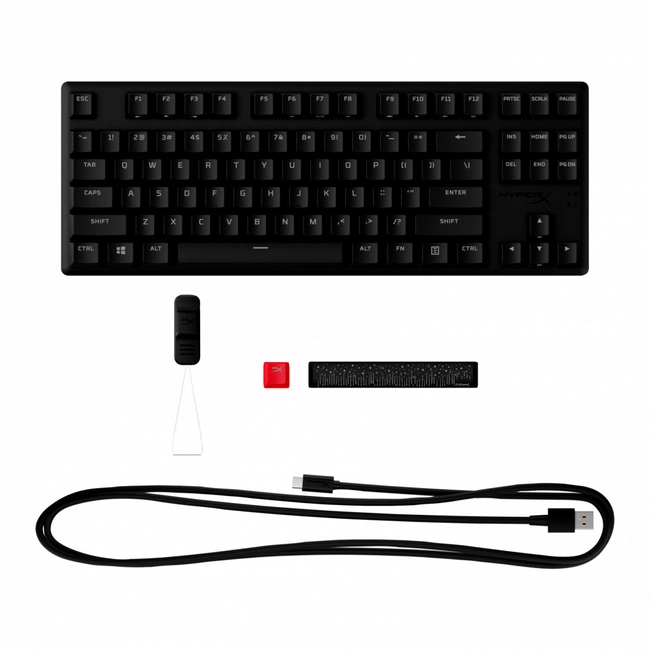 Игровая клавиатура HyperX Alloy Origins Core PBT HX Aqua TKL (639N9AA) фото
