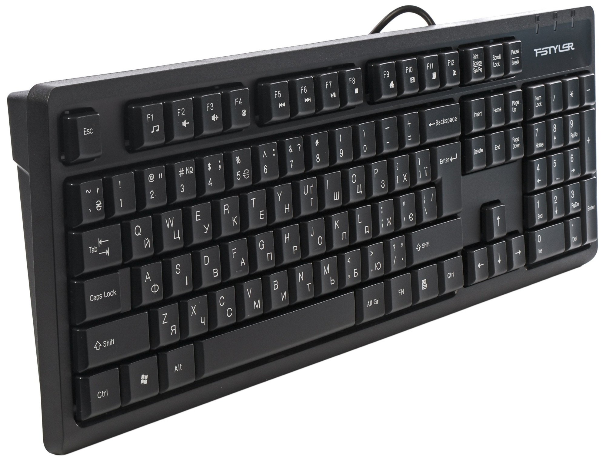 Клавиатура A4tech Fstyler FK12, Black (FK12 Black) фото