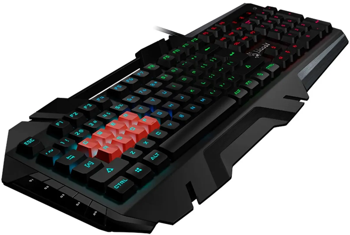 Клавиатура A4Tech Bloody B3590R, Black-Grey, Multimedia, Gaming USB (B3590R (BLACK+GREY)) фото