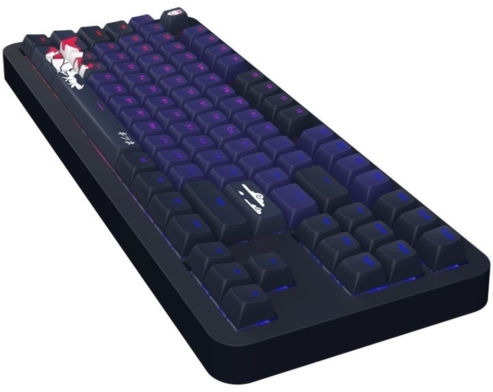 Клавиатура проводная Red Square Alumix TKL Classic Kitsune g3ms Aquamarine Black (RSQ-20051)  фото
