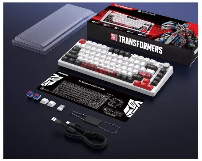 Клавиатура беспроводная Transformers TF-GK03, White (TF-GK03, White) фото