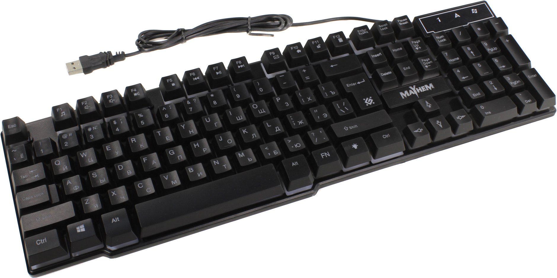 картинка Клавиатура проводная игровая Defender Mayhem GK-360DL  от магазина itmag.kz