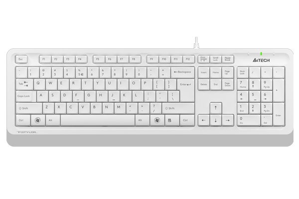 картинка Клавиатура A4tech FK-10-WHITE Fstyler USB от магазина itmag.kz