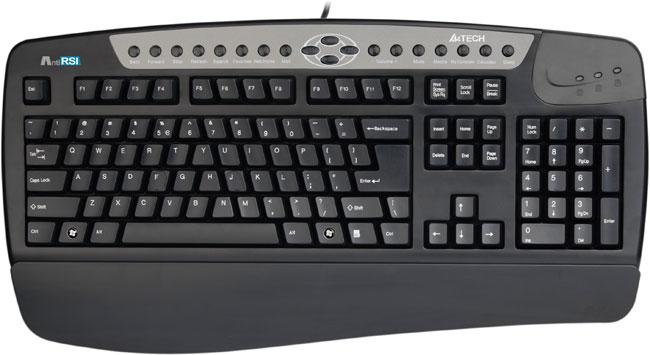 картинка Клавиатура A4tech KBS-8 PS2, Black, 19 мультимедийных клавиш от магазина itmag.kz