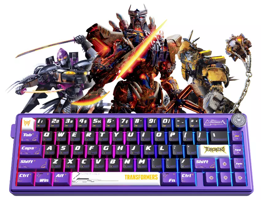 Клавиатура беспроводная Transformers TF-GK02, Purple (TF-GK02, Purple) фото