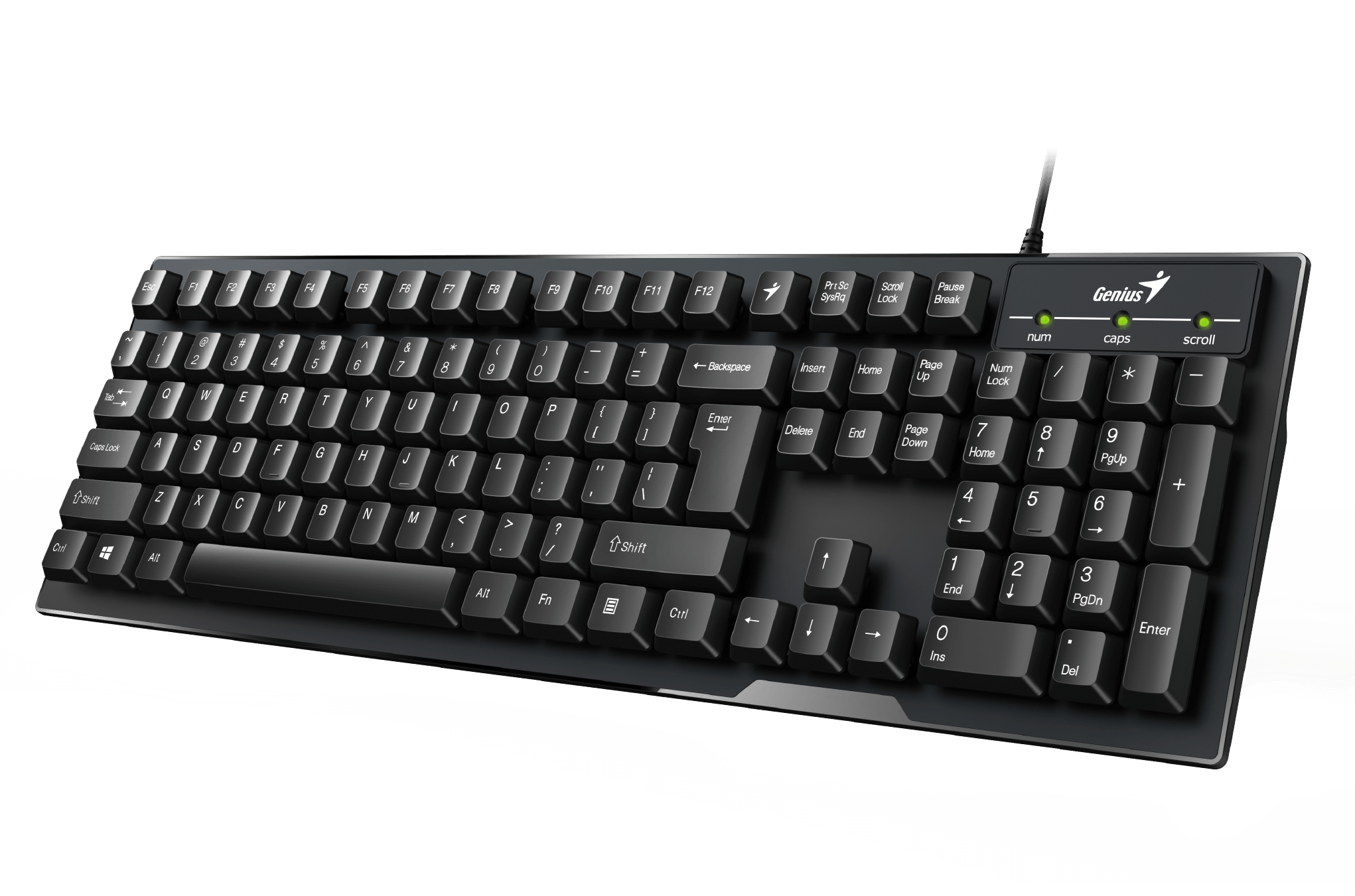 картинка Смарт клавиатура Genius Smart KB-102, Black, USB, KAZ, 31300007412 от магазина itmag.kz