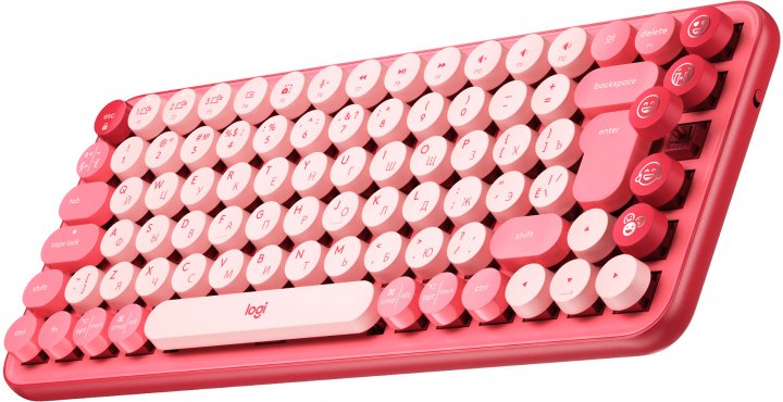 картинка  Клавиатура Logitech Pop Keys Heartbreaker Rose (920-010718) от магазина itmag.kz