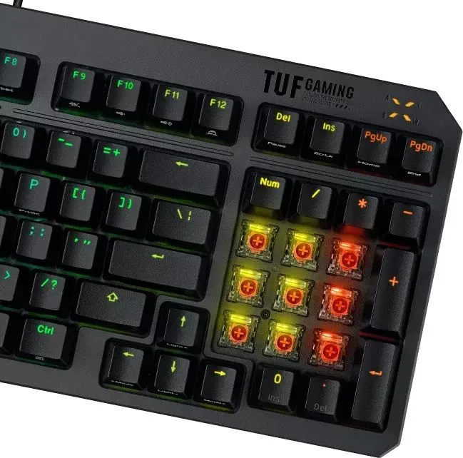 Клавиатура Asus TUF Gaming K3 Gen II, Black (90MP0390-BKRA01) фото