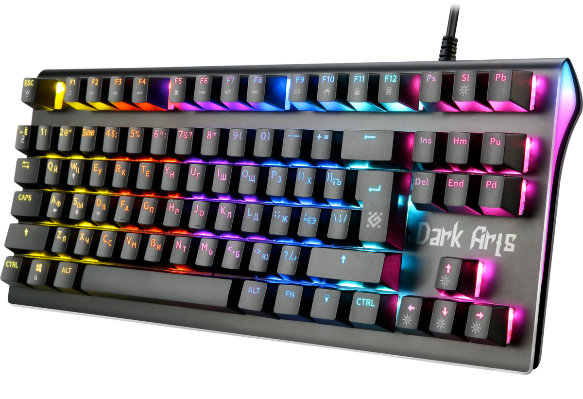 Клавиатура механическая USB Defender Dark Arts GK-375 (45375) фото