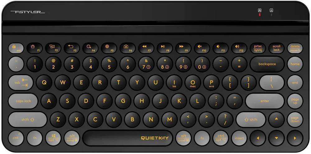 картинка Клавиатура A4Tech Fstyler FBK30, Blackcurrant, Wireless, Slim, Multimedia Bluetooth, USB от магазина itmag.kz