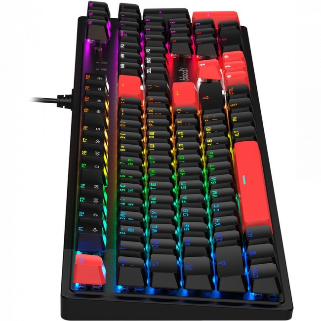 Клавиатура A4Tech Bloody S510R, Fire Black Mult Gaming Blacklight,BLMS Brown USB (S510R /FIRE BLACK/BROWN) фото