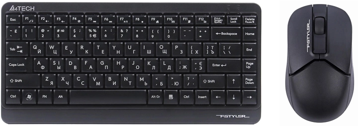картинка Клавиатура A4Tech Fstyler FG1112, Black, Wireless, Multimedia USB + мышь от магазина itmag.kz