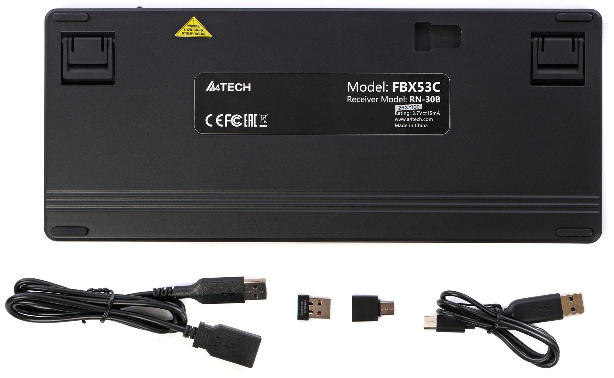 Клавиатура беспроводная A4tech Fstyler FBX53C Black (FBX53C Black) фото