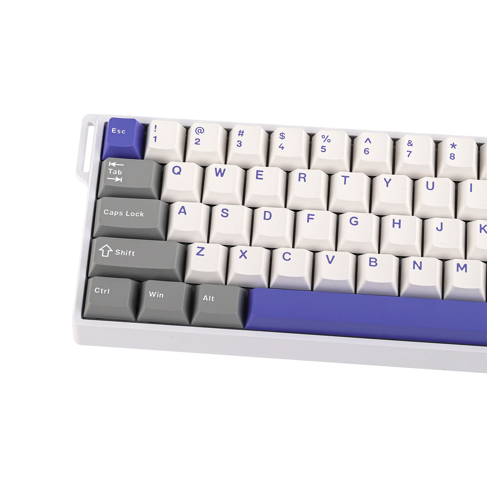 Клавиатура AULA WIN68, Magnetic, Gray Wood switch, White-Blue-Purple (WIN68HE MAX GWB) фото