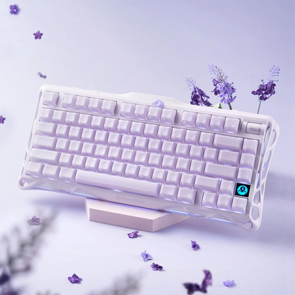 Клавиатура GravaStar Mercury K1, Lavender Purple (GS K1_PL) фото