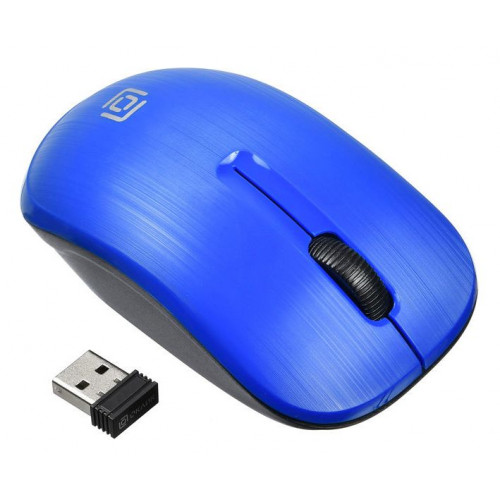 картинка Компьютерная мышь Oklick 525MW синий оптическая (1000dpi) беспроводная USB (3but) от магазина itmag.kz